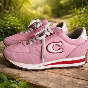 Coach Pink / White Sneakers